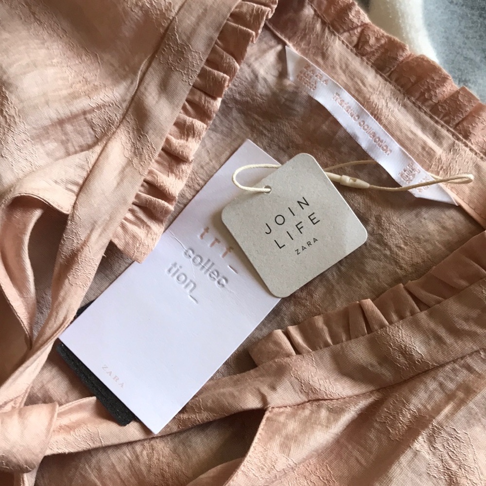 Zara Blush Blouse